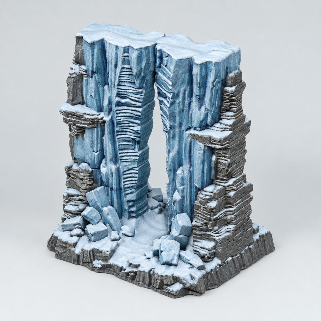 The finished model in these colours